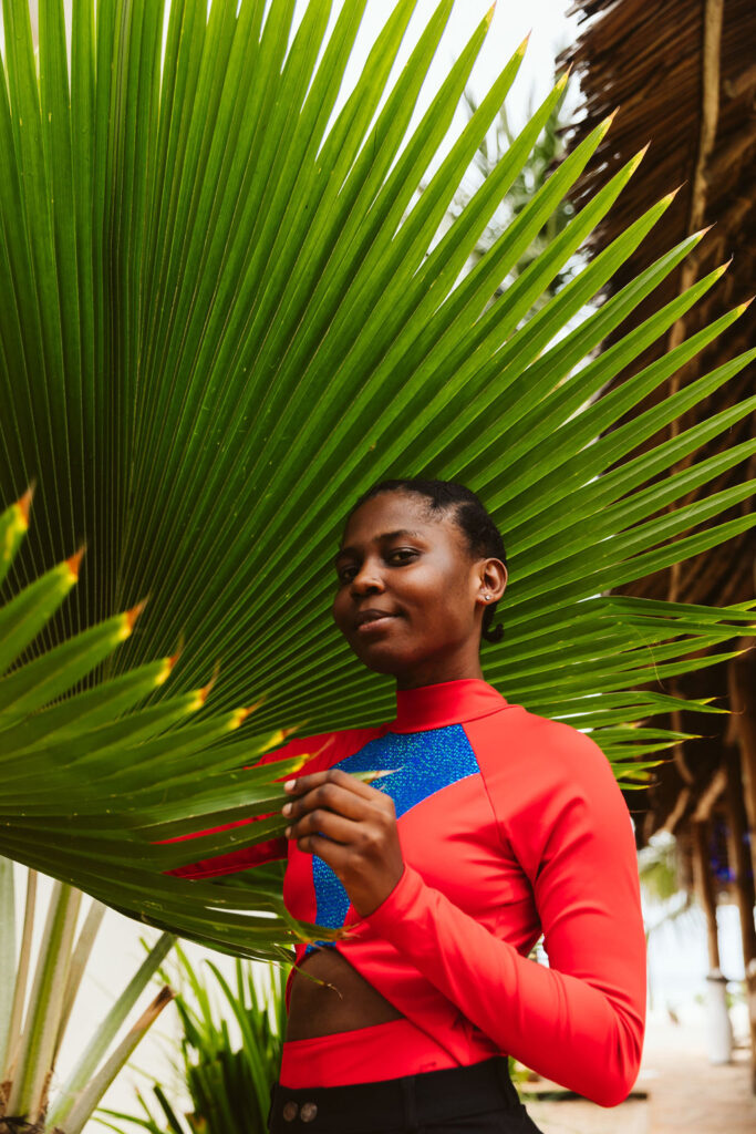 wetsuit - palm tree