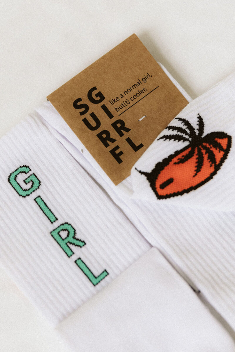 Skarpetki „Girl & Board” z miękkiej bawełny. - obrazek 12