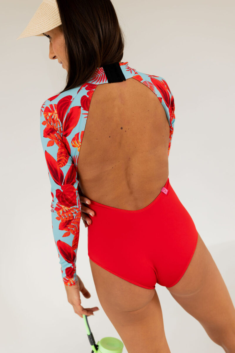 Swimsuit Tatajuba open back, UV 50+. - obrazek 3